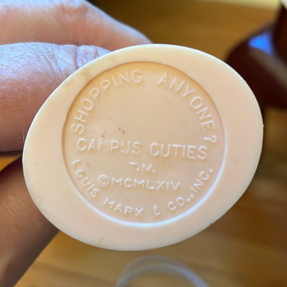 Rare! 1964 Marx Campus Cuties line by Louis Marx, set of 4 - Picture 10 of 16